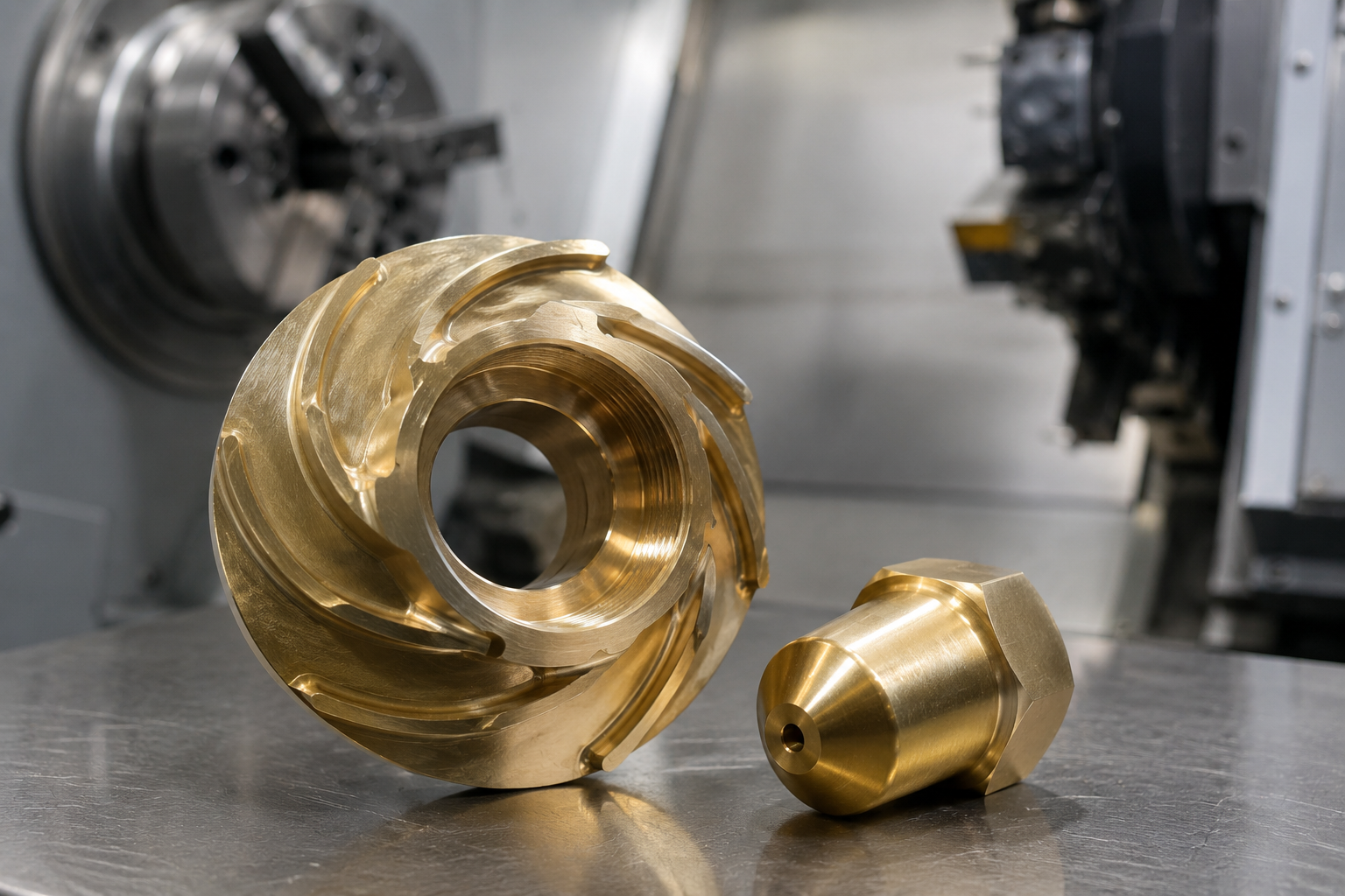 Multi-axis machining features across several faces