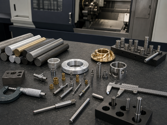 Swiss Machined Parts Material Fit