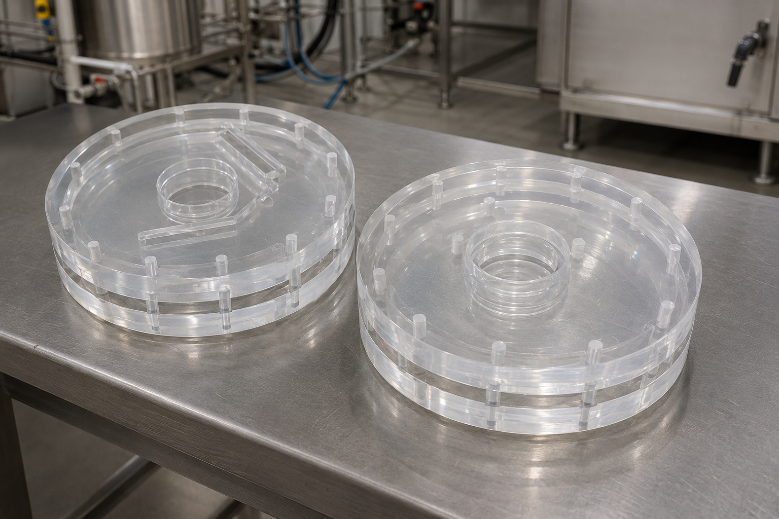 Acrylic Machining Setup