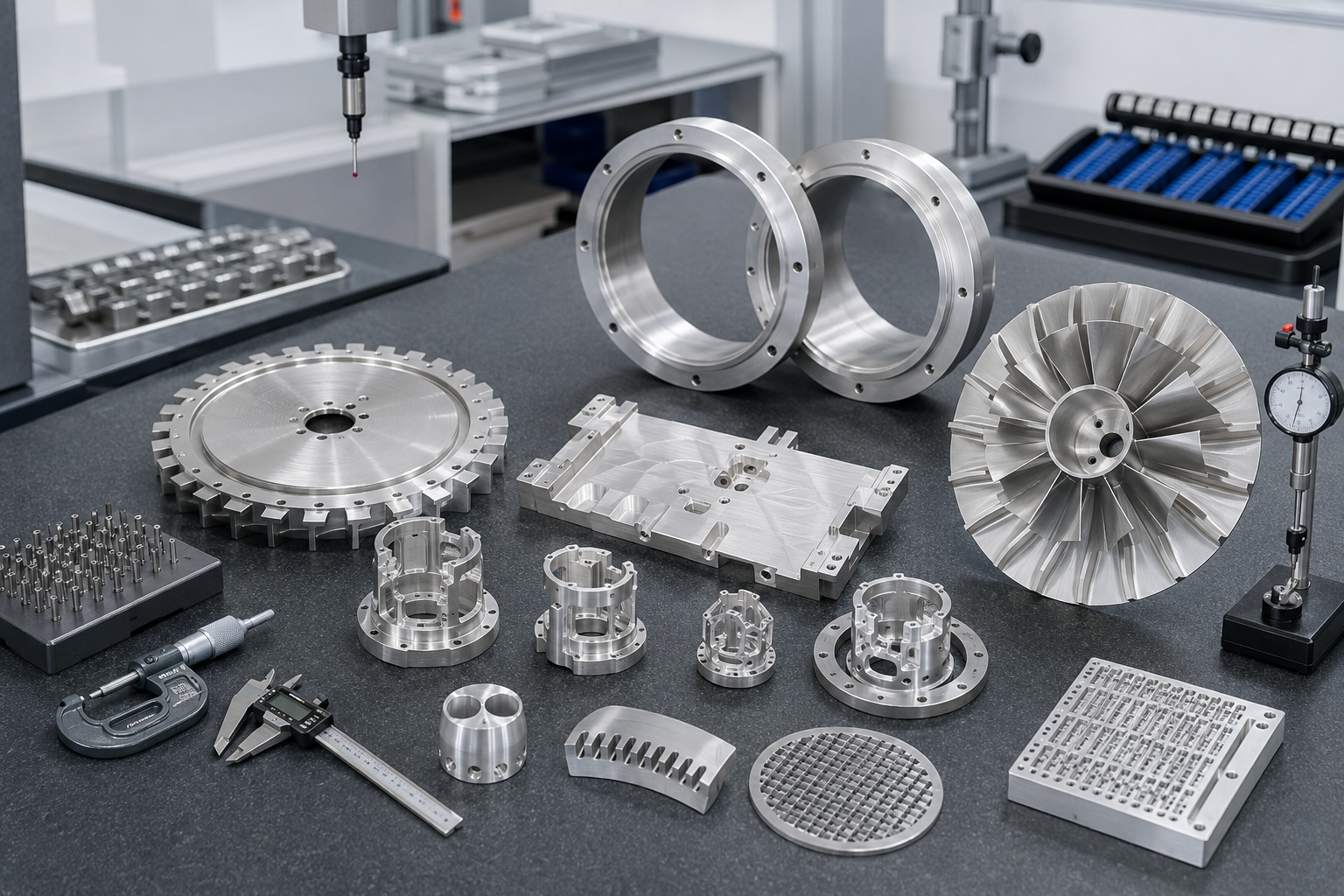 Precision Aluminum Machining Operations and Components