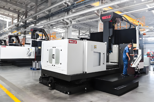 High-volume CNC production setup