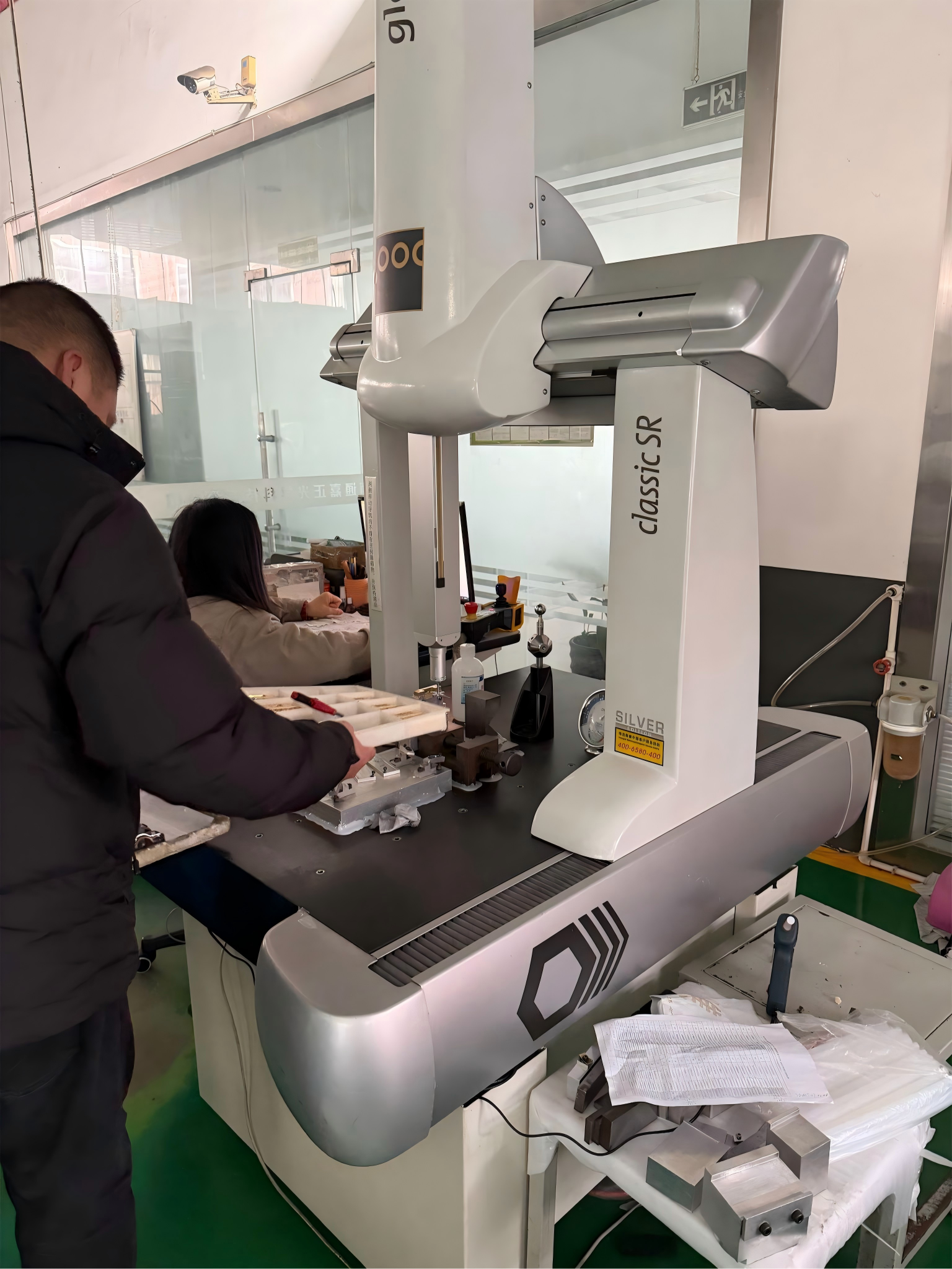 Illustrative coordinate-measuring equipment