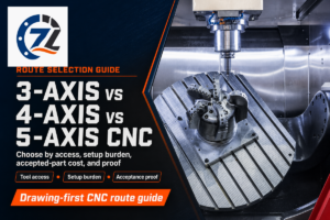 3-Axis vs 4-Axis vs 5-Axis CNC: Which Fits Your Part?