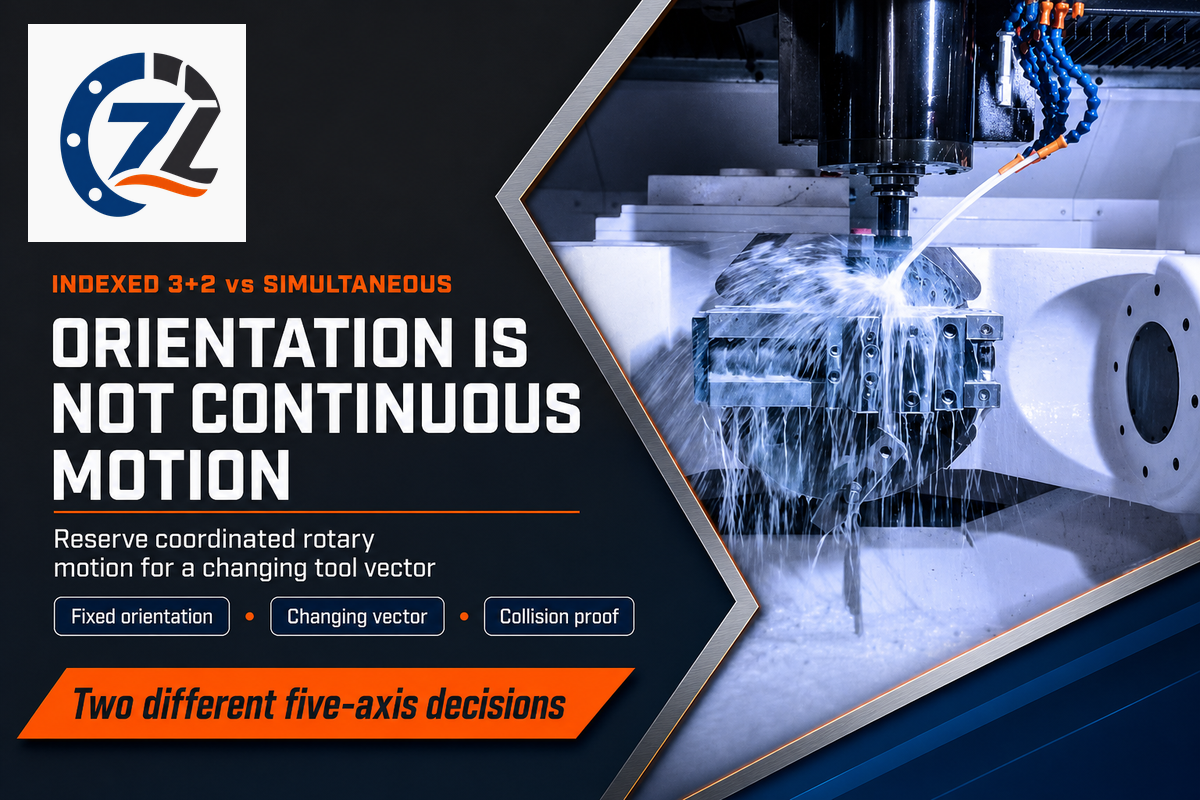 5-Axis Is Two Decisions: Indexed 3+2 or Simultaneous Motion — Zhenling