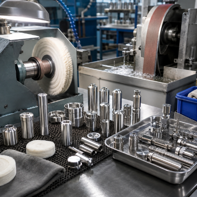 Metal Finishes and Polishing Process Visual Reference