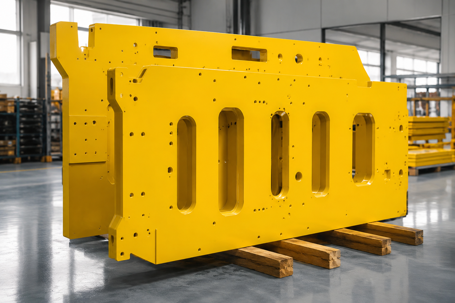 CNC Machining and Painting Facility Layout
