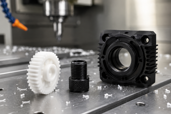 POM CNC Machining Part Detail