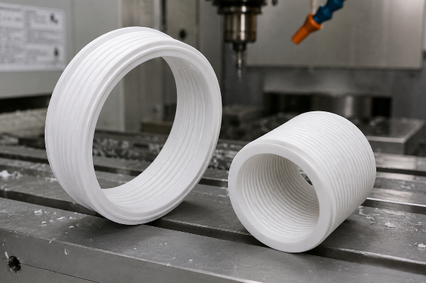 PTFE Teflon CNC Machining Component