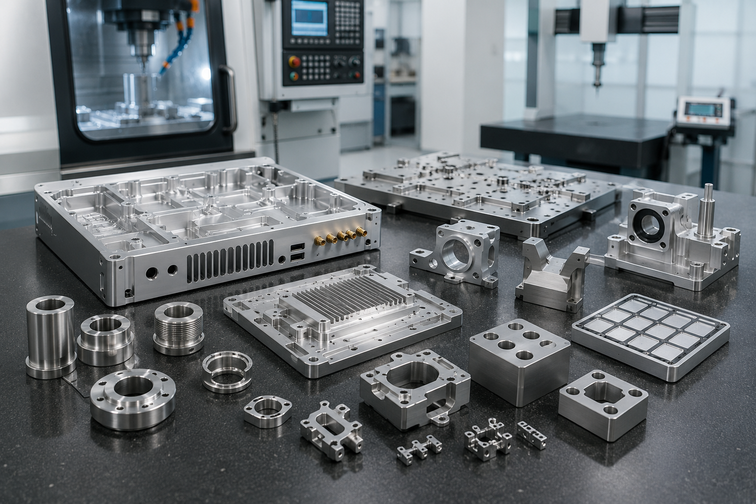Part families suited to a drawing review for CNC machining