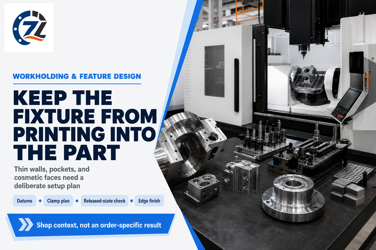 Workholding and Feature Design: Keep the Fixture From Printing Into the Part