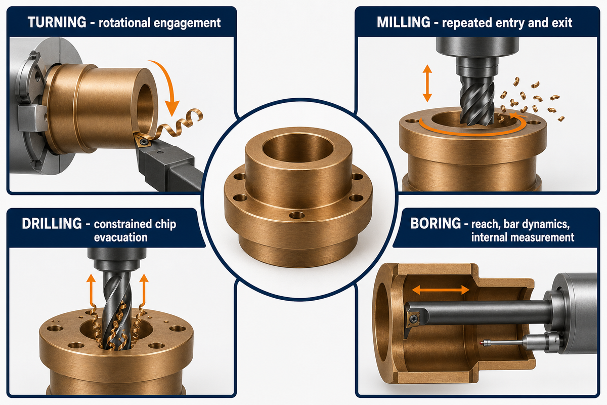 Plan Turning, Milling, Drilling, and Boring as Different Cuts — Shanghai Zhenling Hardware Co., Ltd.