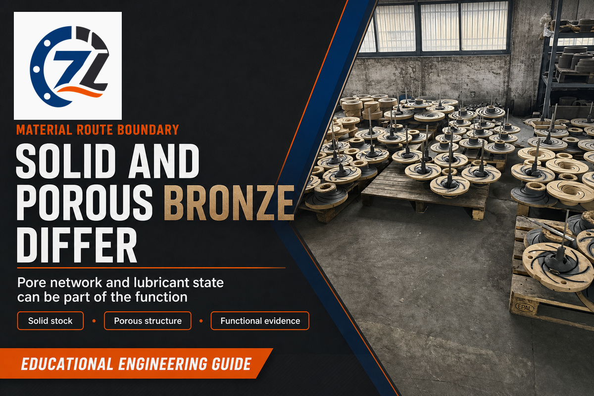 Separate Solid Bearing Bronze from Porous and Oil-Impregnated Parts — Shanghai Zhenling Hardware Co., Ltd.
