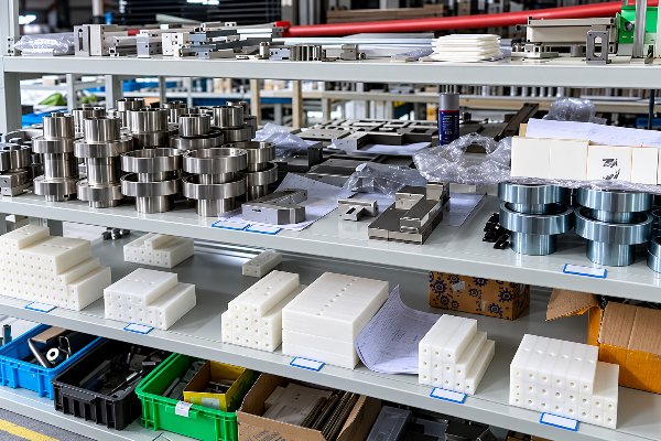 CNC Machining Materials and Components Layout