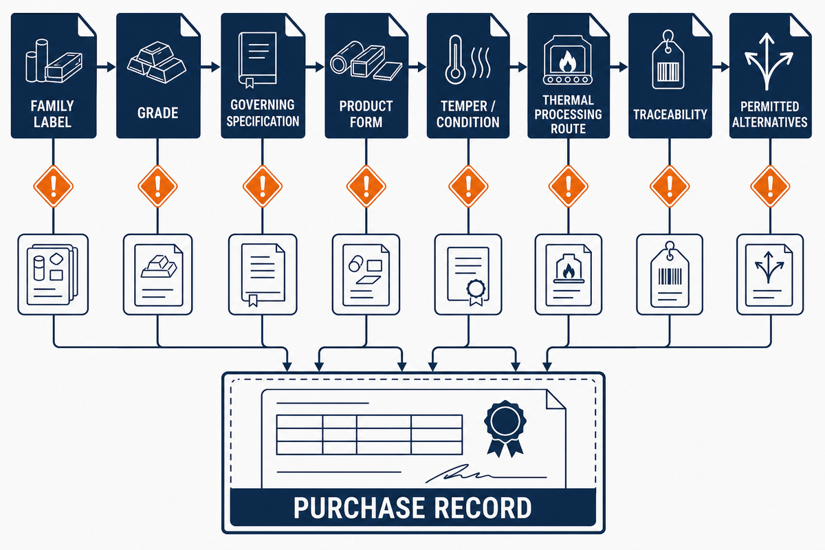 Turn a Material Family into a Purchasing Specification — Zhenling