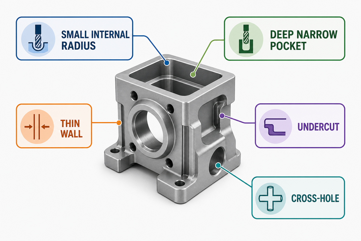 Design Features That Change the Milling Route — Zhenling