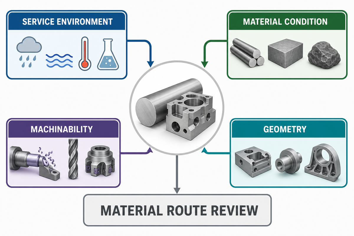 Select Materials by Machining Behavior and Service Conditions — Zhenling