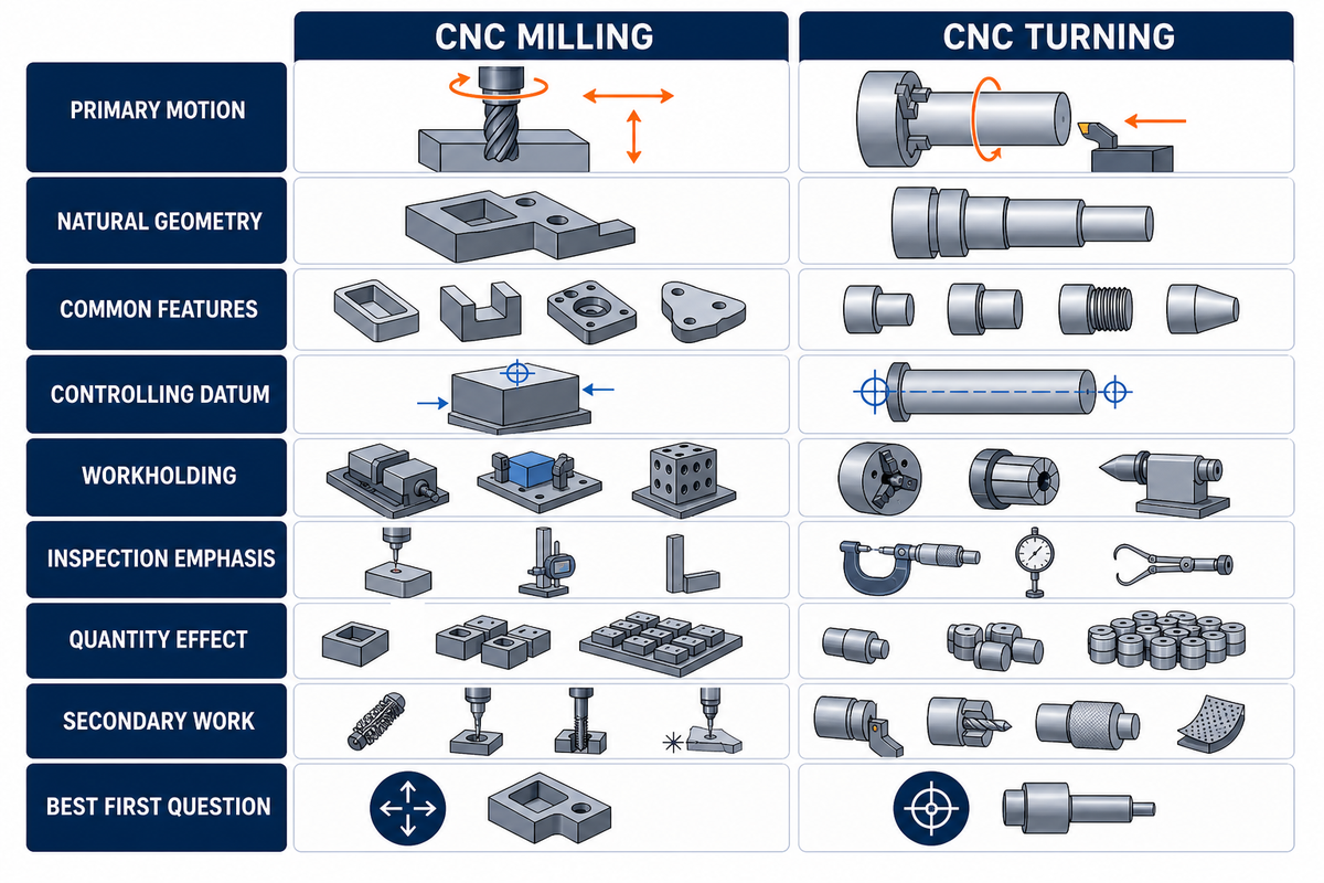 1. CNC Milling vs Turning at a Glance — Zhenling