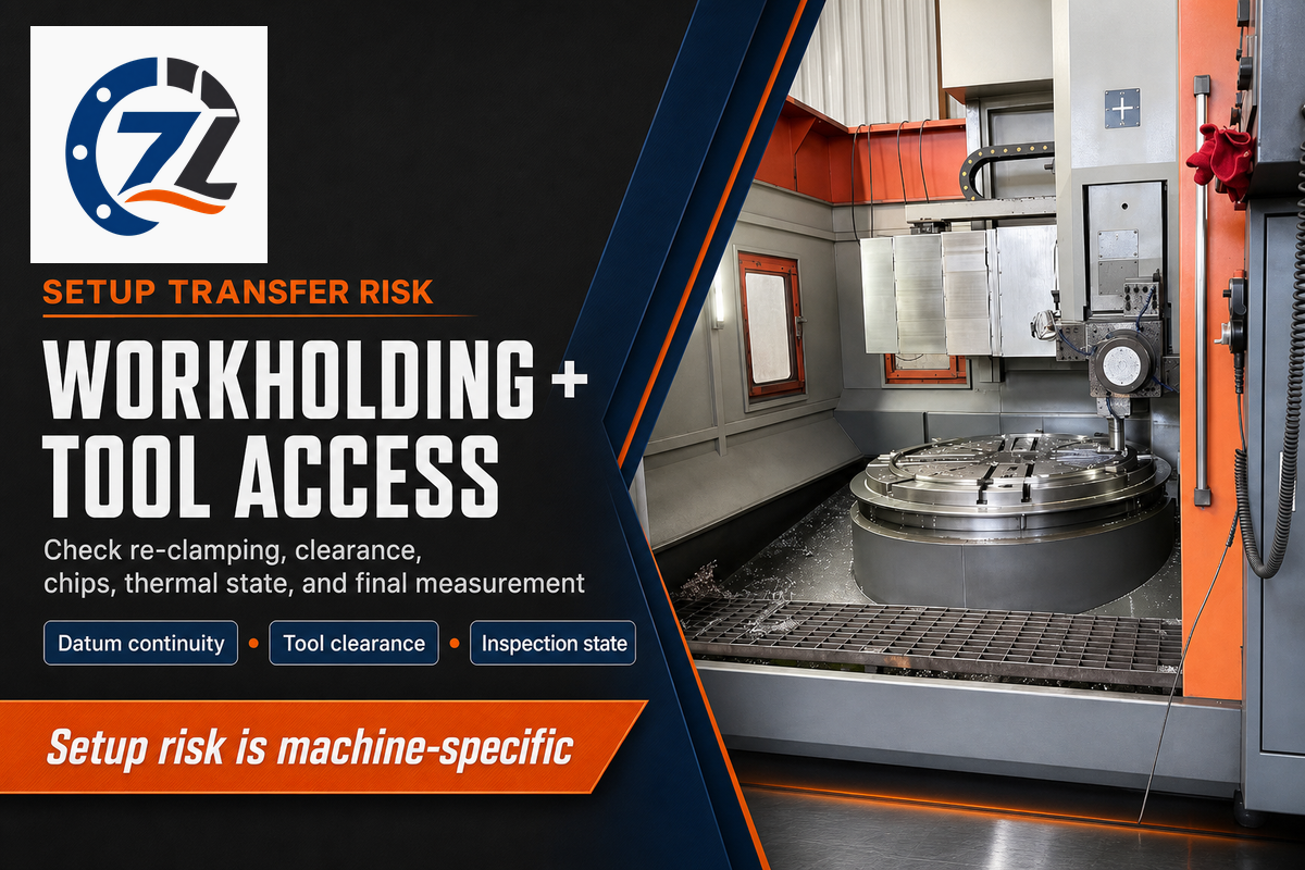 4. Compare Setup, Workholding, and Tool Access — Zhenling