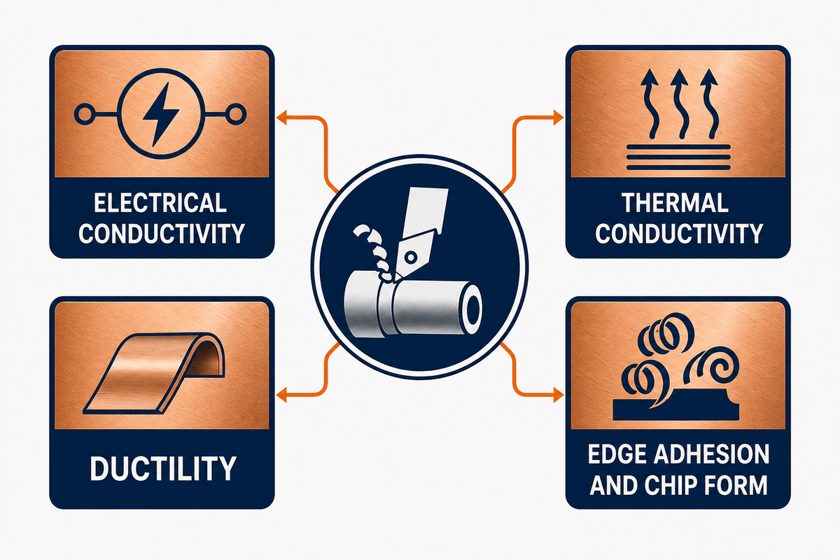 Translate Copper Properties into Cutting Behavior — ZHENLING