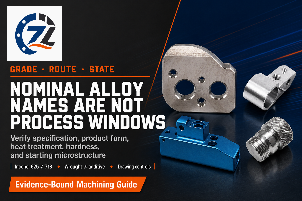 2. Match Inconel Grade, Route, and Material State to the Cut