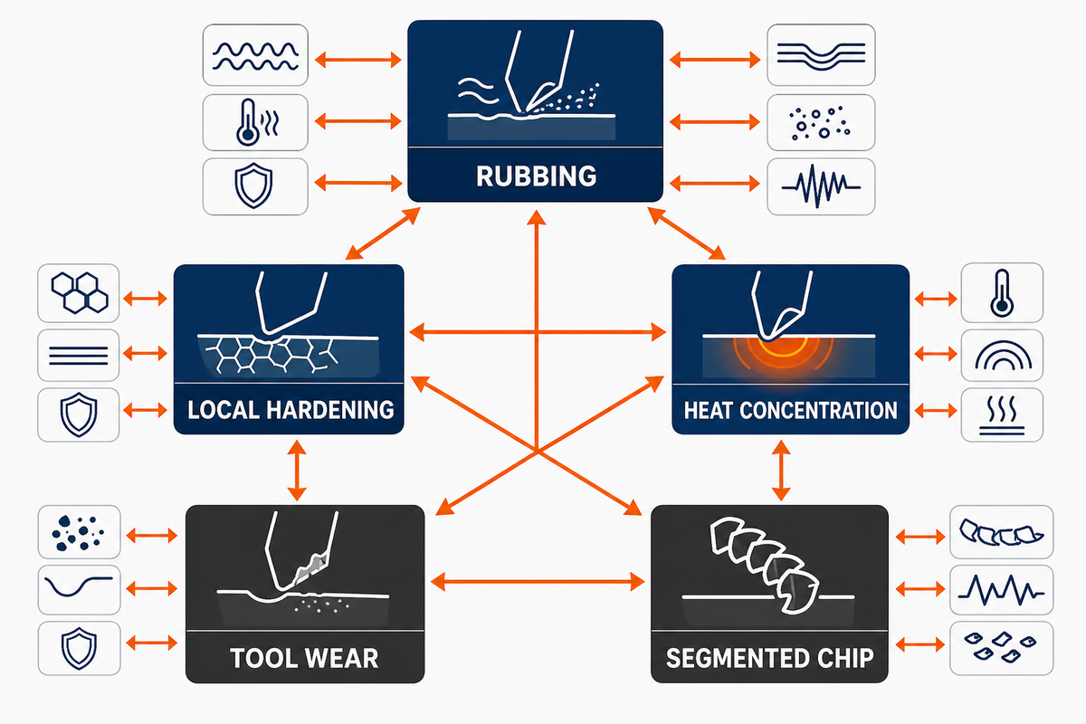 3. Use the Rub–Harden–Heat–Wear Interaction Map