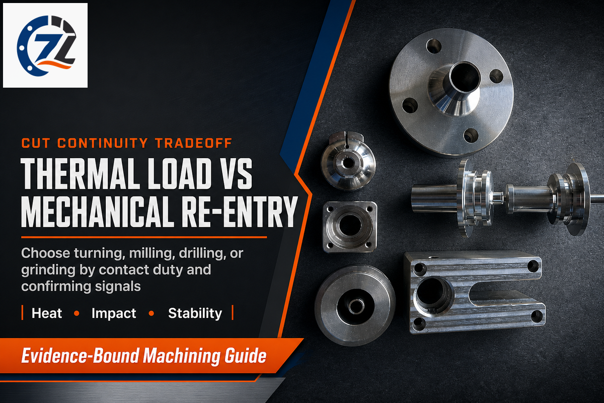 4. Choose Turning, Milling, Drilling, or Grinding by Cut Continuity and Load