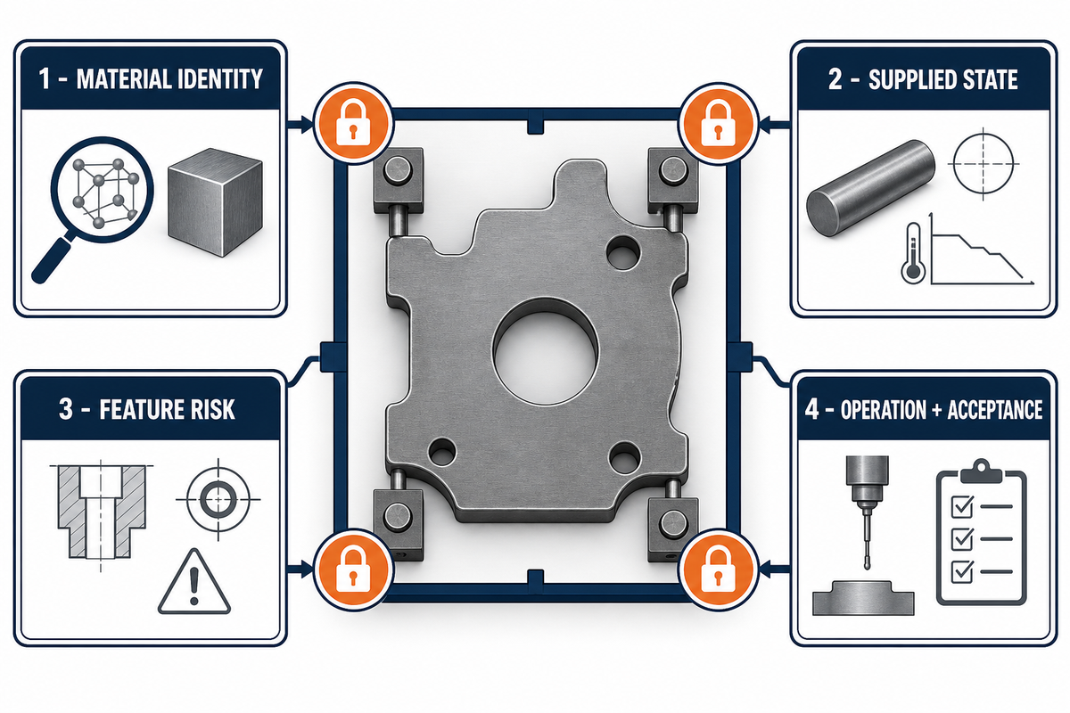 Is Alloy Steel Machinable? Start with Four Locked Inputs