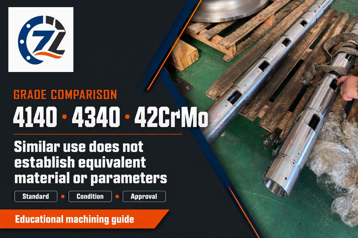 Step 2: Compare 4140, 4340, and 42CrMo Without Assuming Equivalence