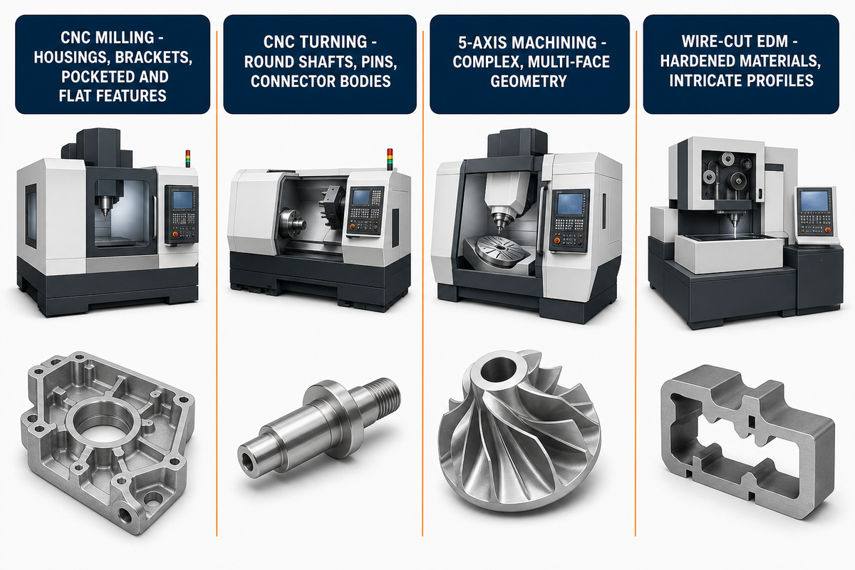 How Medical CNC Machining Works: Process Types Compared
