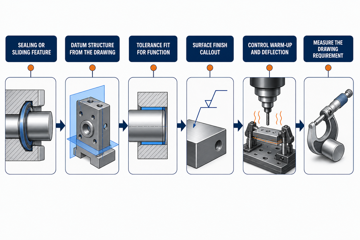Tolerances, GD&T, and Surface Finish Conventions for Medical Components