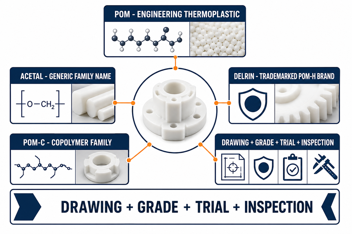 What Is POM (Delrin/Acetal) and Why Is It CNC Machined?