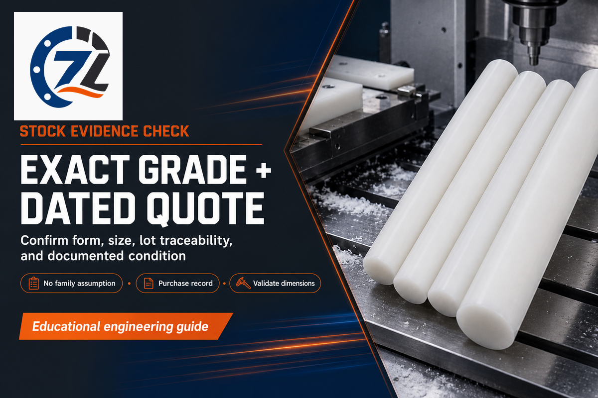 Sourcing Delrin/POM Stock, Rod, Sheet, Block and Grade Availability