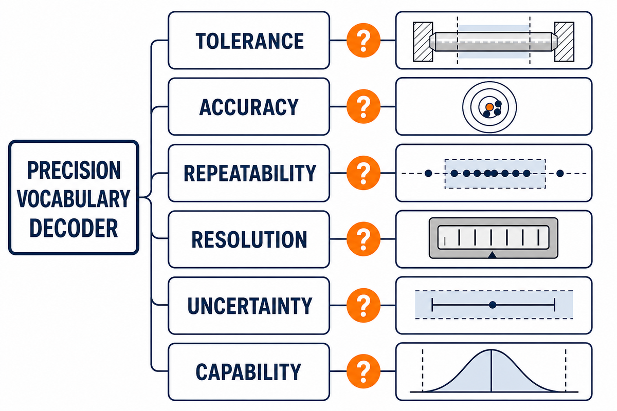 How Do Tolerance, Accuracy, Repeatability, Resolution, Uncertainty, and Capability Differ? — Zhenling
