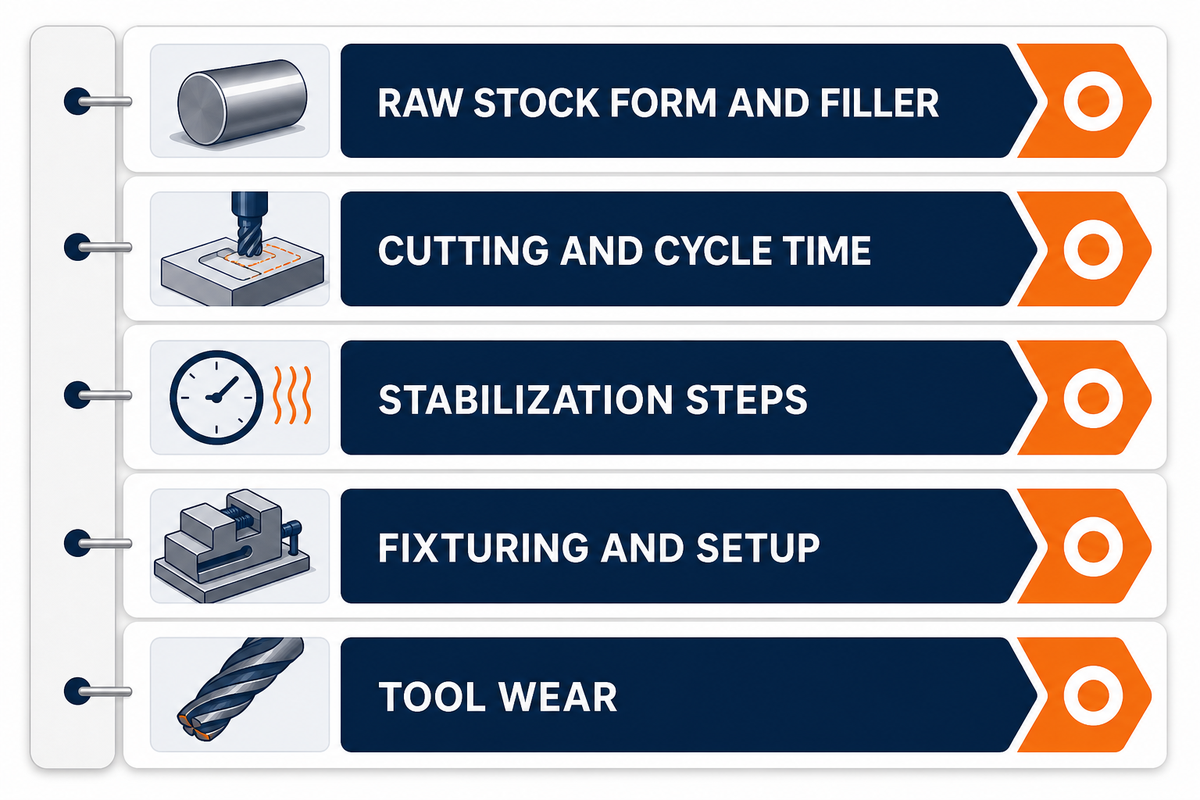 What Drives the Cost of CNC-Machined PTFE Parts — Zhenling
