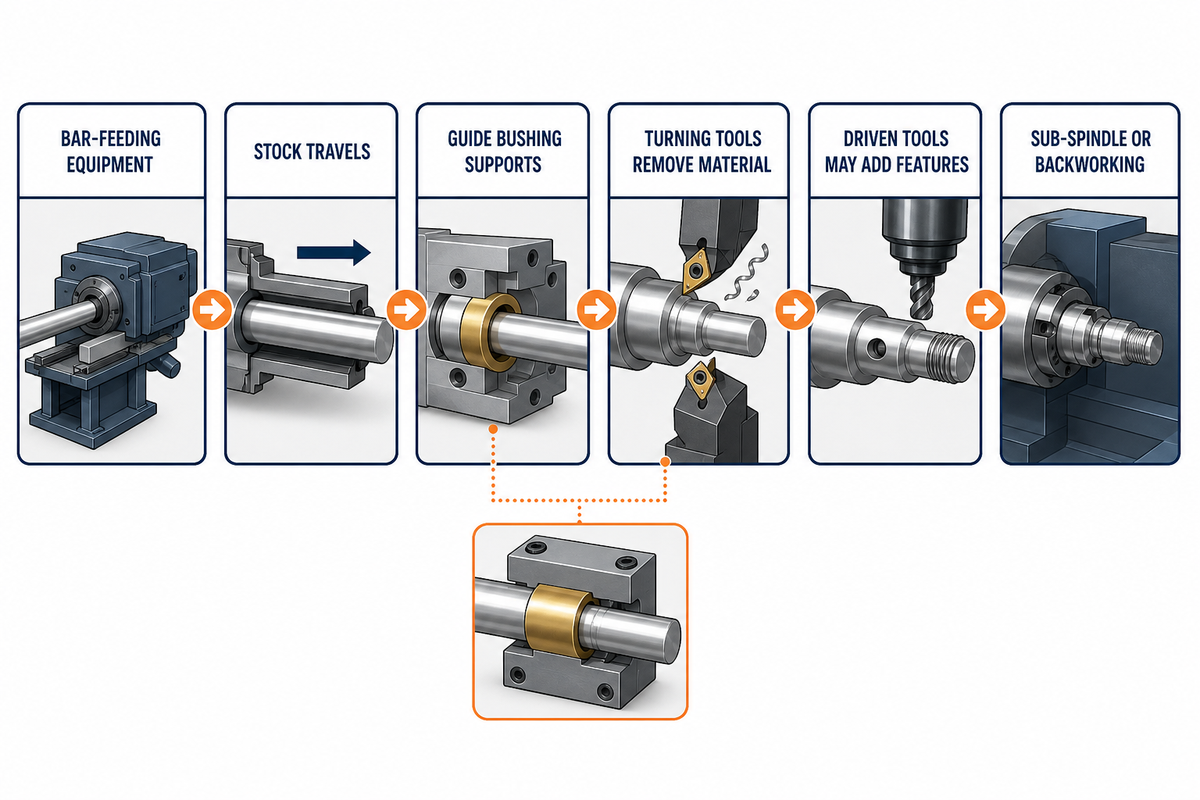 What Swiss Machining Changes at the Cutting Zone — Zhenling Metal