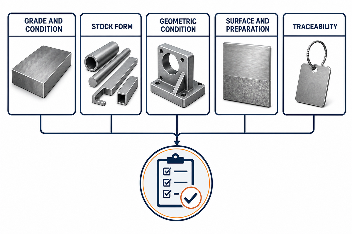 Material and Bar-Stock Conditions Are Process Inputs — Zhenling Metal