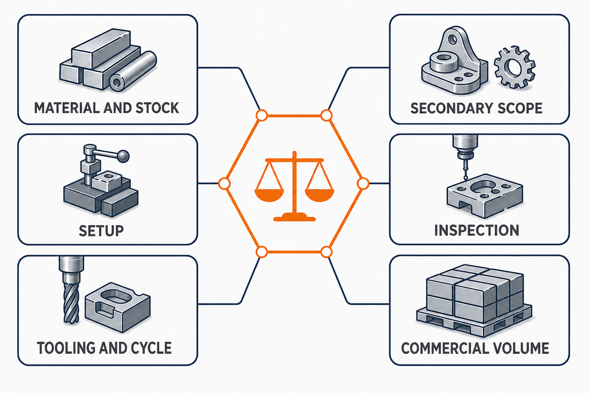 Cost and Lead Time Depend on the Part Route, Not the Process Label — Zhenling Metal