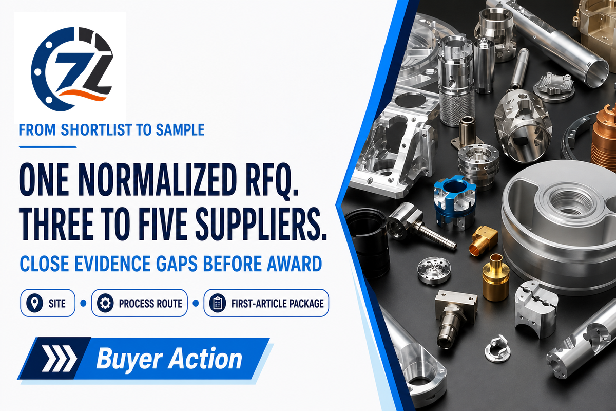 From Shortlist to a Defensible Sample Order — Zhenling Metal