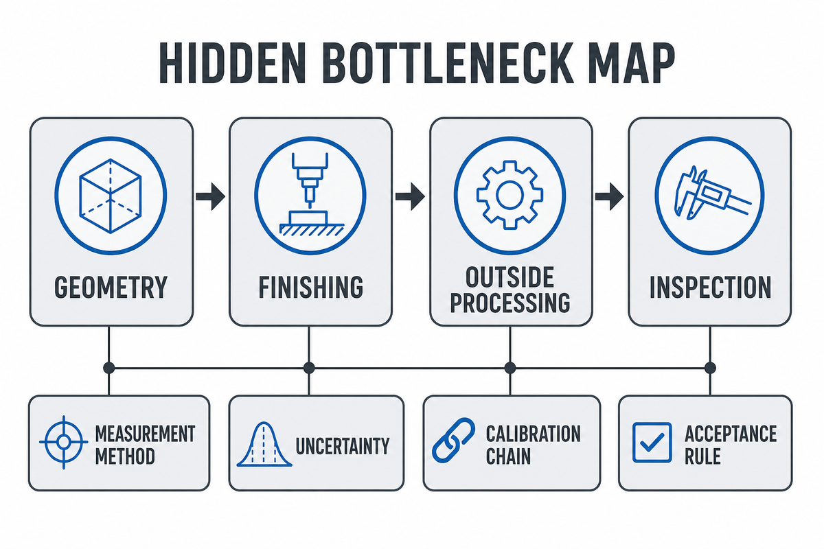 Hidden Bottleneck Map for Aluminum CNC Parts