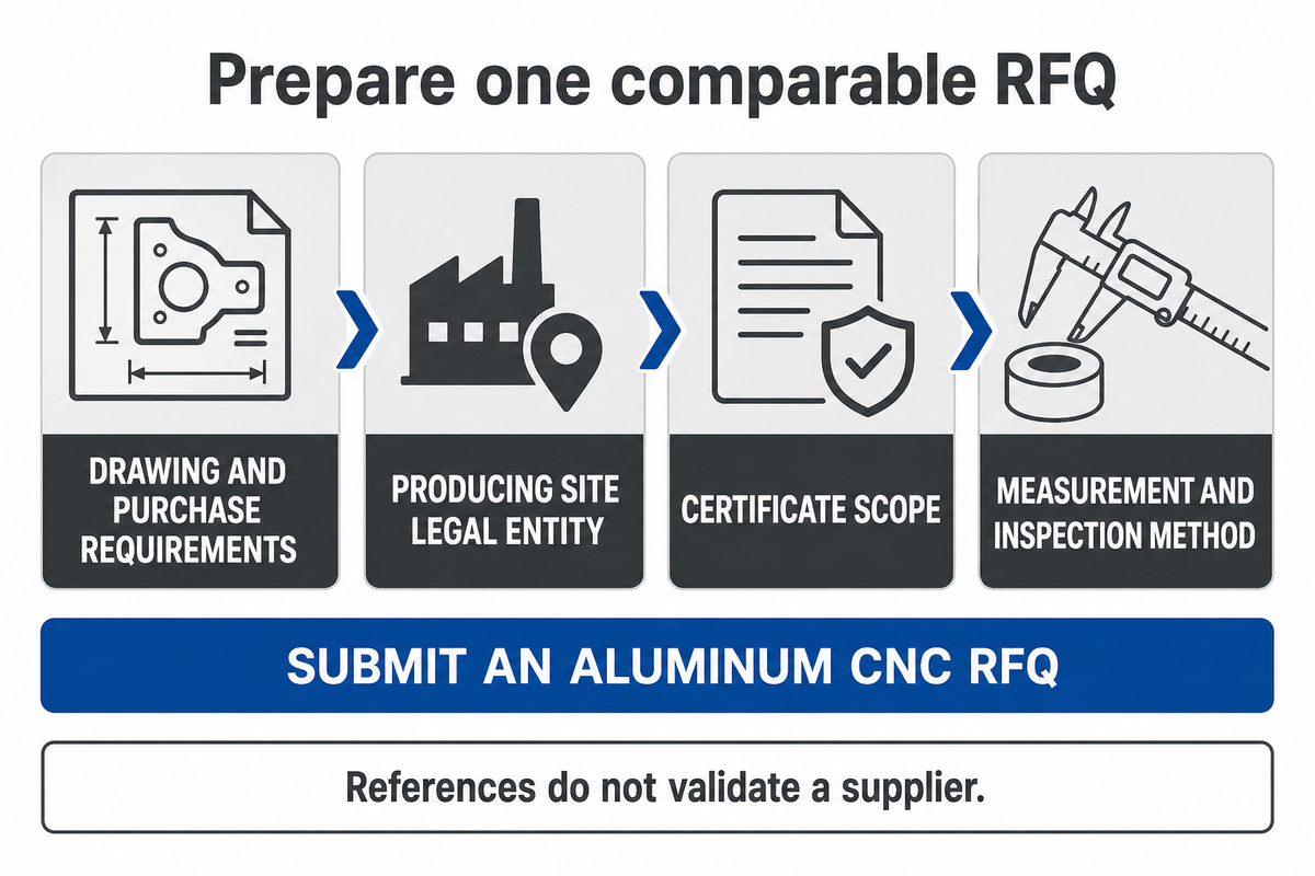 Prepare One Comparable RFQ