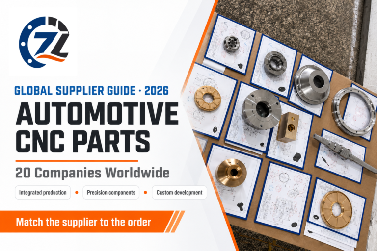 20 empresas de peças automotivas usinadas em CNC no mundo (2026)