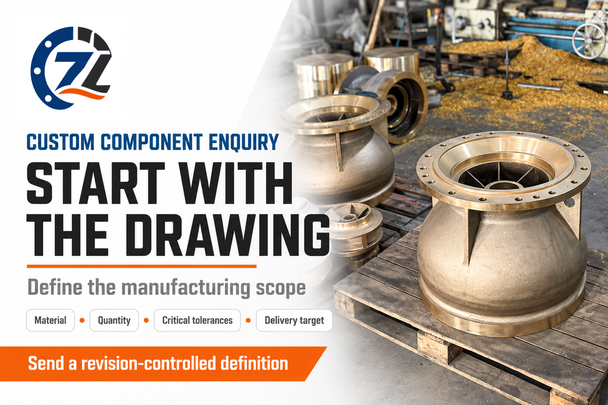 Send a controlled drawing, material, quantity, tolerances and delivery target; Zhenling automotive service page.