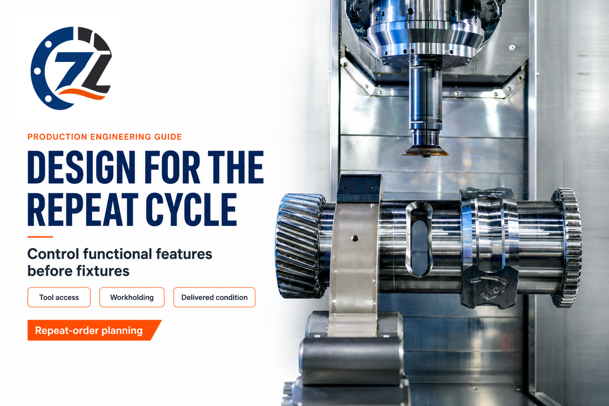 Specify functional features, accessible cutting paths and the delivered part condition before fixing the route.