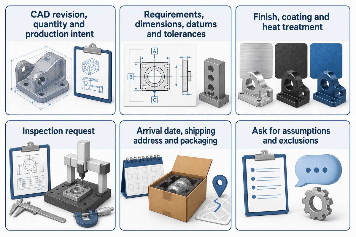 Send every shortlisted supplier the same quotation package