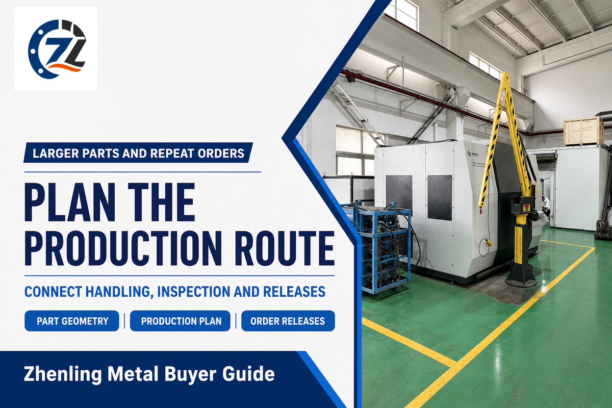 Factory machining context for planning larger titanium parts and repeat orders
